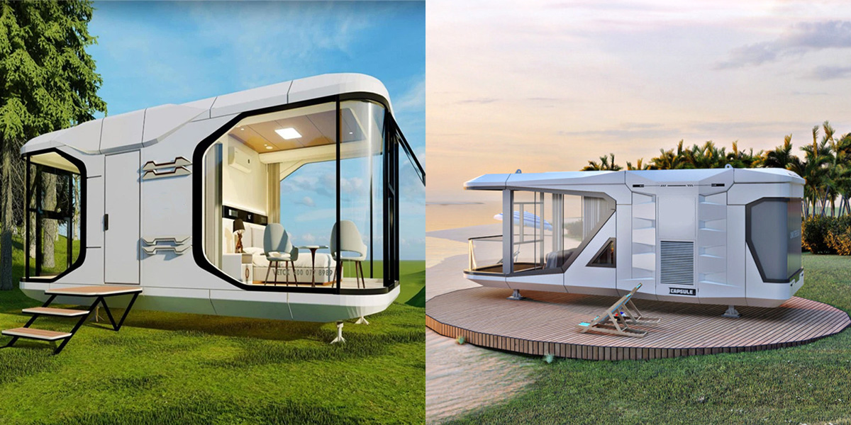portable capsule house supplier