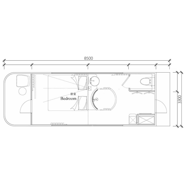 Prefabricated Mobile Capsule House - X2