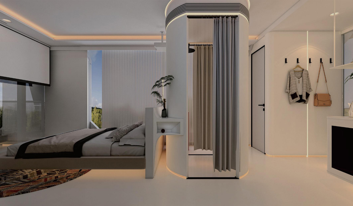 Prefabricated Mobile Capsule House supplier