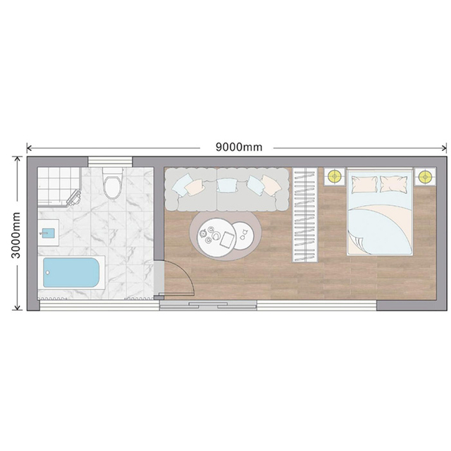 Portable Prefabricated Mobile Steel Cabins