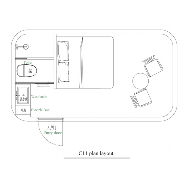 Space Capsule Movable Homes