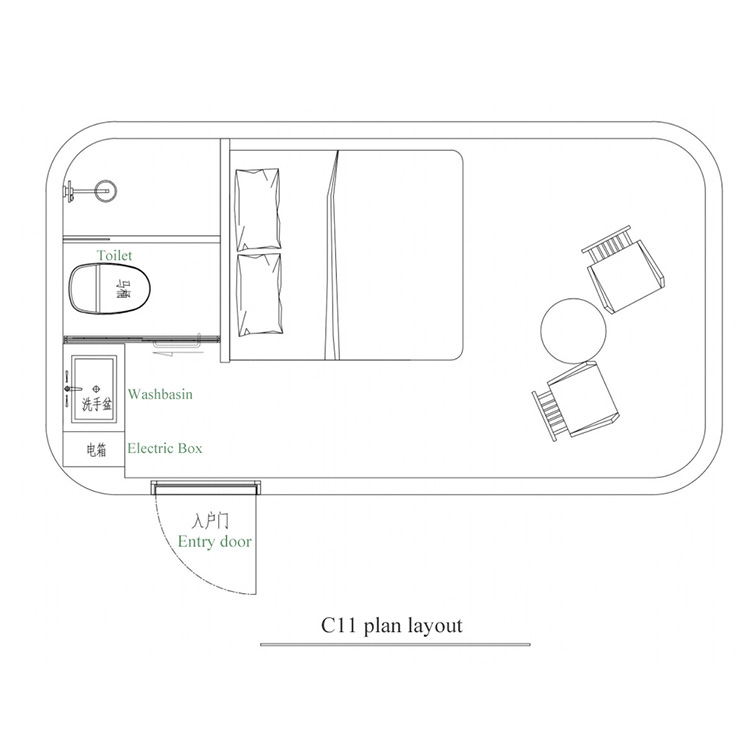 Space Capsule Movable Homes