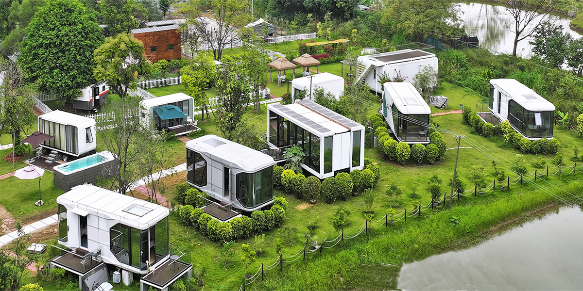 Camp Prefab Capsule House manufacture