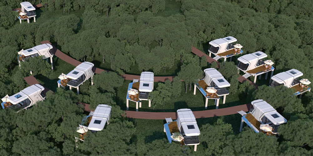 China Modular Space Capsule House