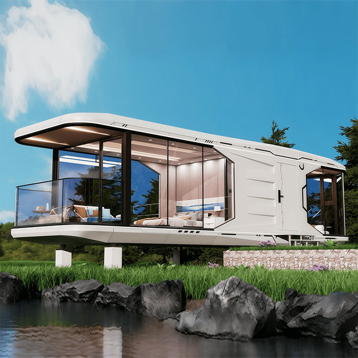 Capsule House With Balcony