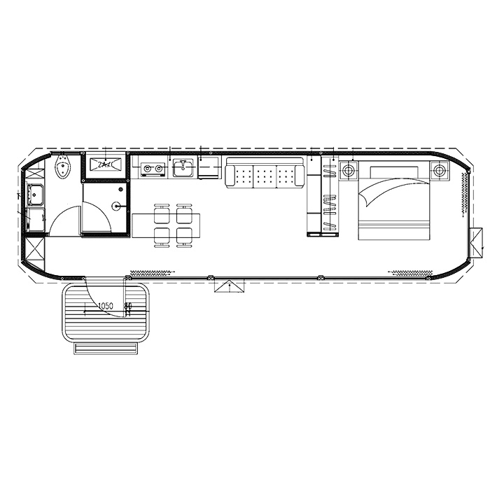 Capsule House Vacation Space