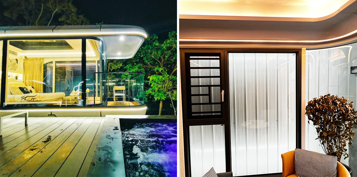 Space Capsule House manufacture