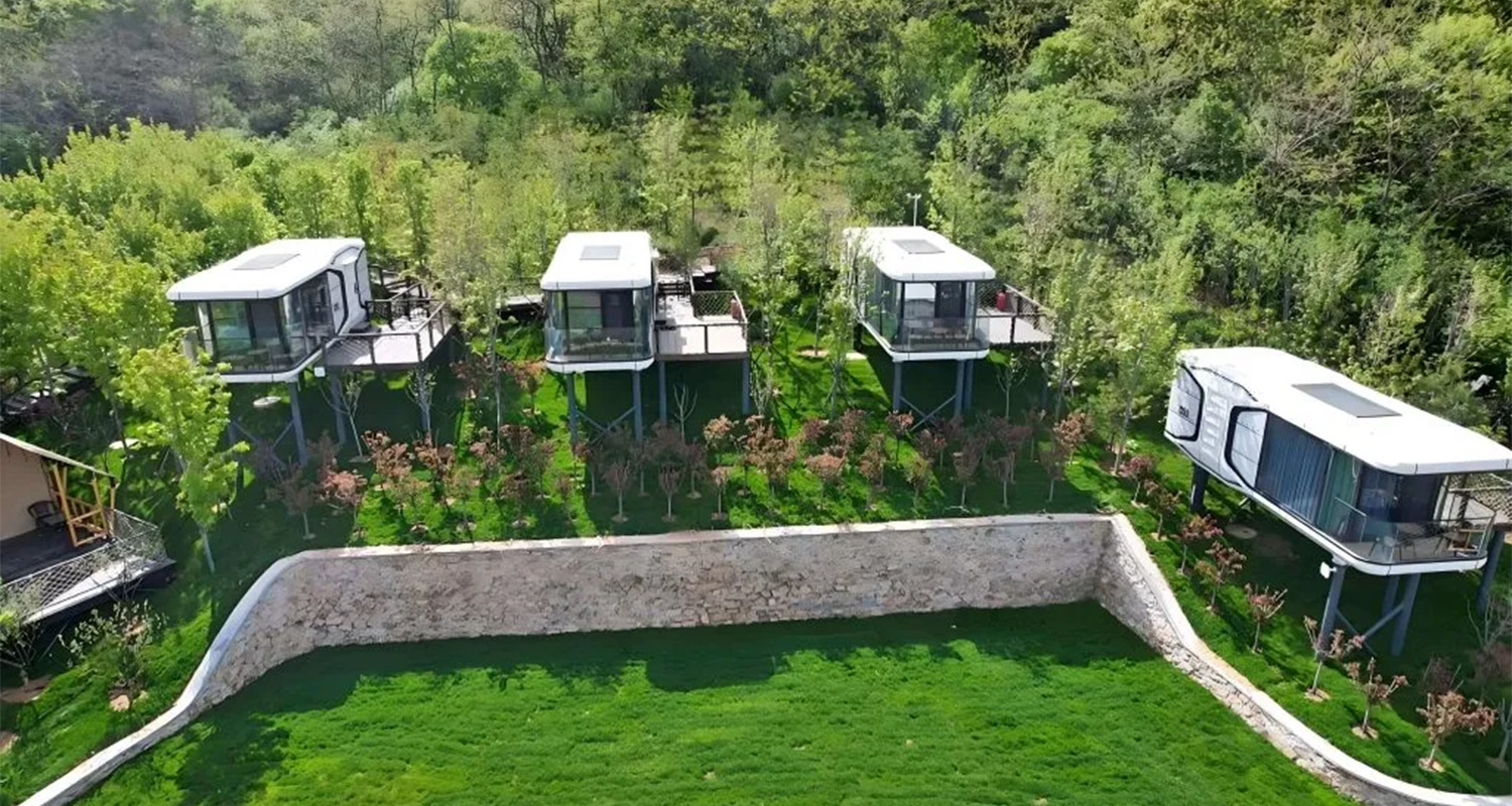 Capsule homes are affordable accommodations that promote environmentally-friendly tourism